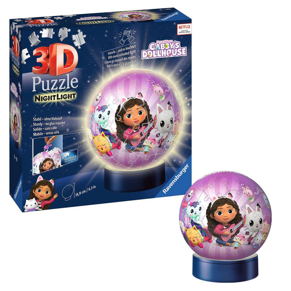 Ravensburger Spiel Nachtlicht Gabby's Dollhouse