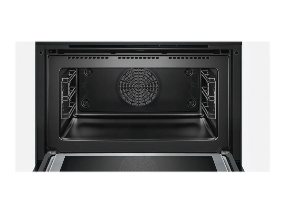 Bosch Serie | 8 CMG676BB1 - Kombinationsovn - til indbygning - niche - bredde: 56 cm - dybde: 55 cm - højde: 45 cm - med selv-rengøring - sort