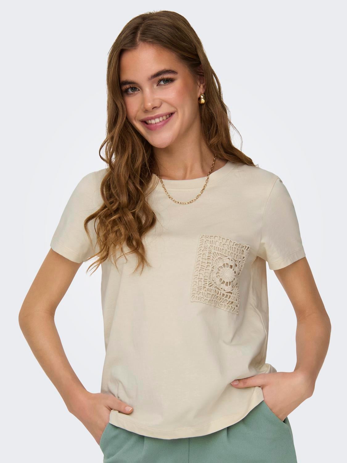 JDYSELMA T-shirt Sandshell