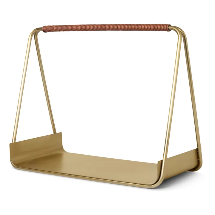 Ferm Living Porte bûches | Doré