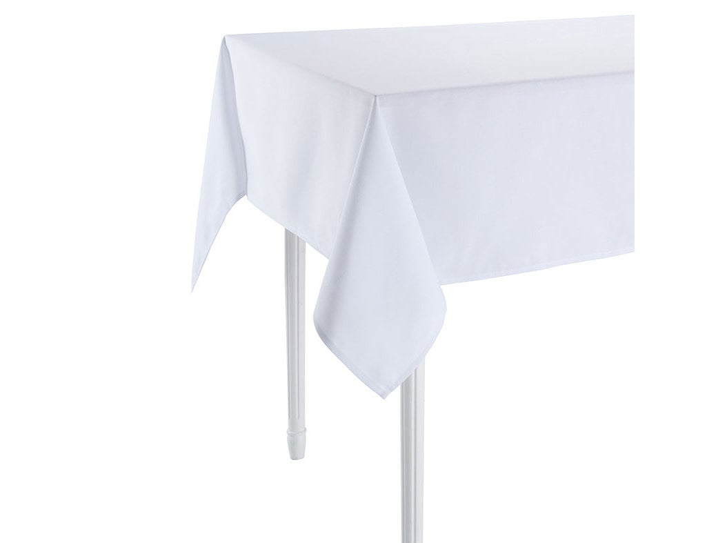 TOALHA MESA 100% POLIÉSTER ACTUEL BRANCO 150X150CM
