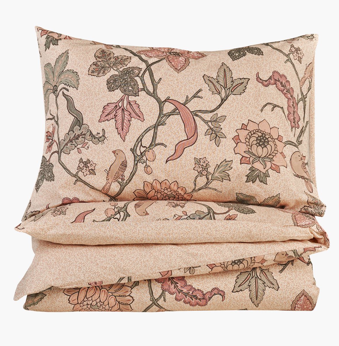 Bomull sengesett multi rosa - 200x220 cm