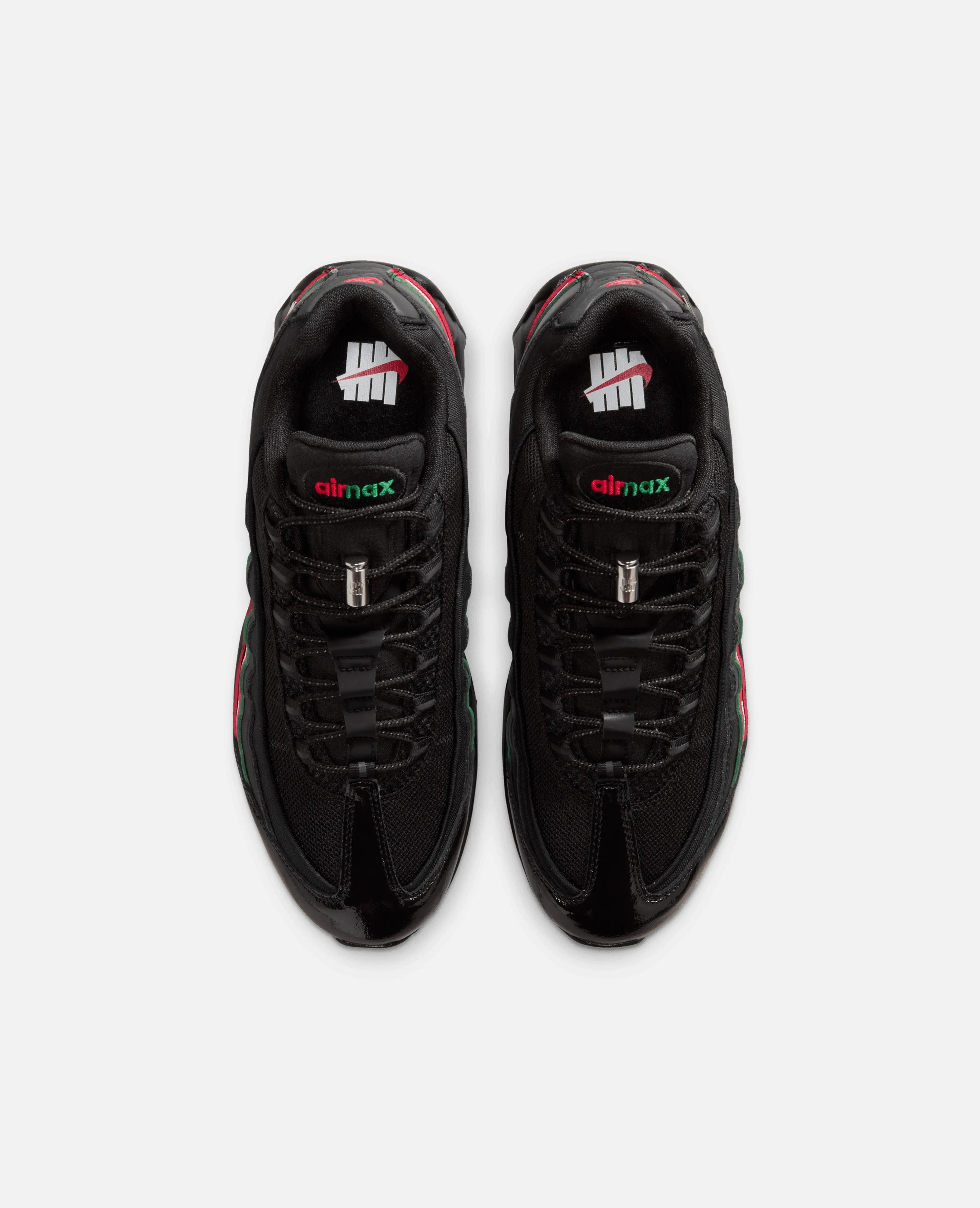 Nike Air Max 95 x Undefeated (Black/Metallic Silver-Gorge Green)