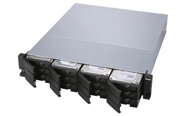 QNAP TL-R1200S-RP - Harddisk-array - 12 bays (SATA-600) - SATA 6Gb/s (ekstern) - rackversion - 2U