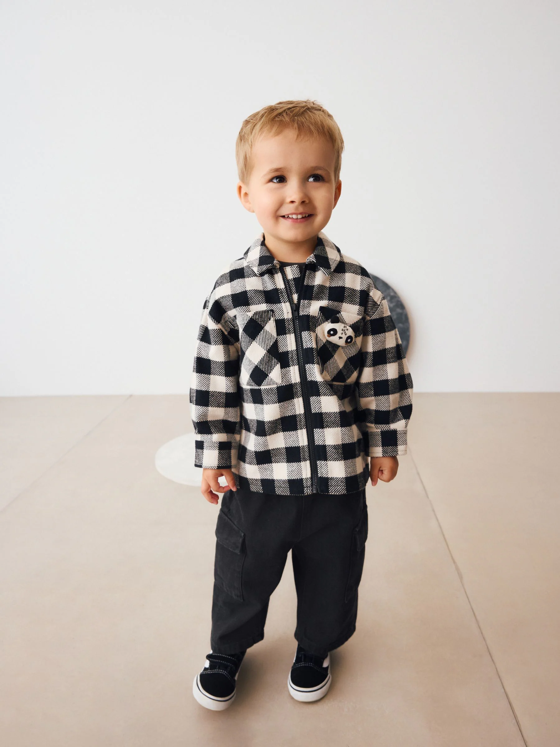 Mono Panda - Set van T-shirt en shirt met lange mouwen (3mnd-7jr)