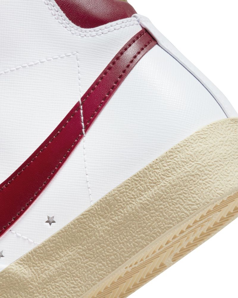 Chaussures Nike Blazer Mid '77 Blanc & Rouge pour femme