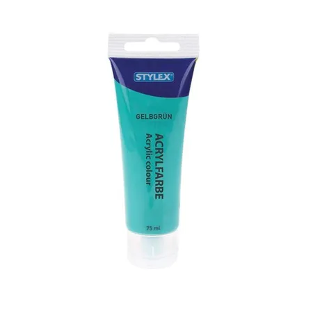 Stylex Acrylfarbe gelbgrün 75 ml