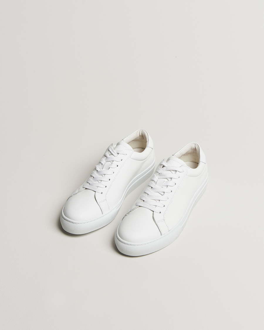 Les Deux Theodor Leather Sneakers White