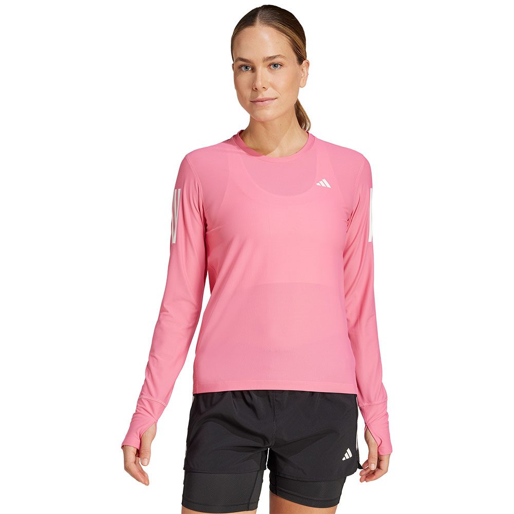 adidas Own the Run Longsleeve Damen pink fusion