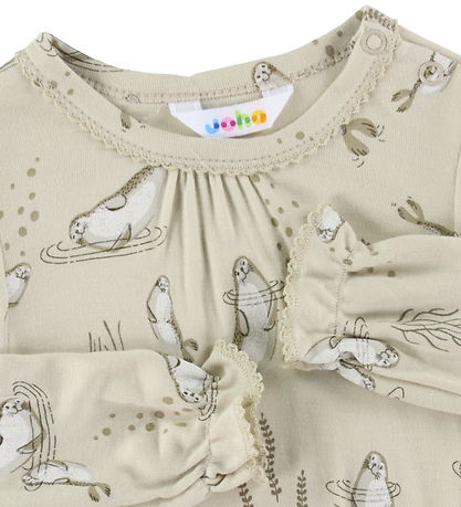 Joha Kleid - Bambus - Beige Aop