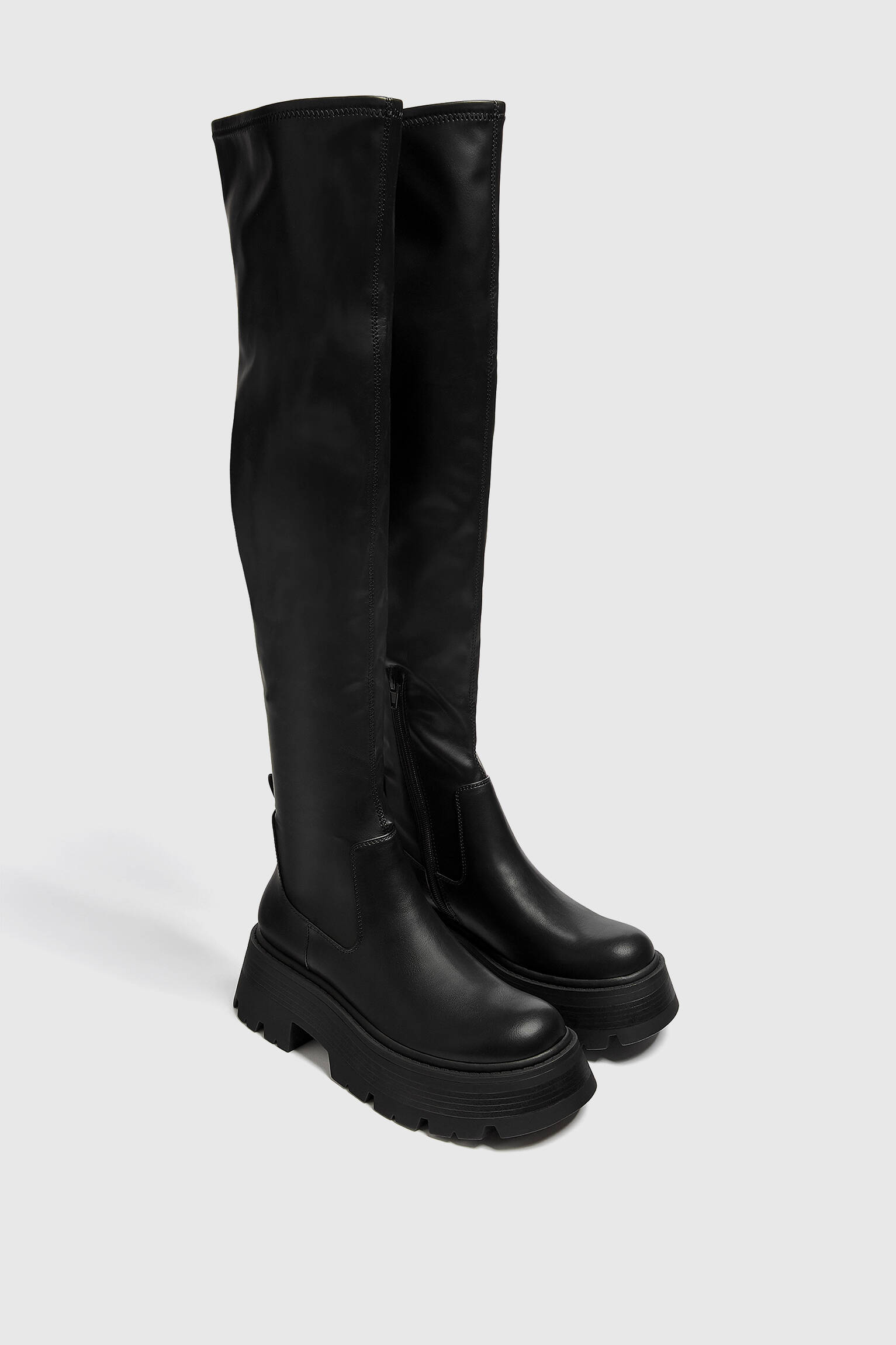 BOTA ELÁSTICA DE ALTO TAMANHO XL - PRETA