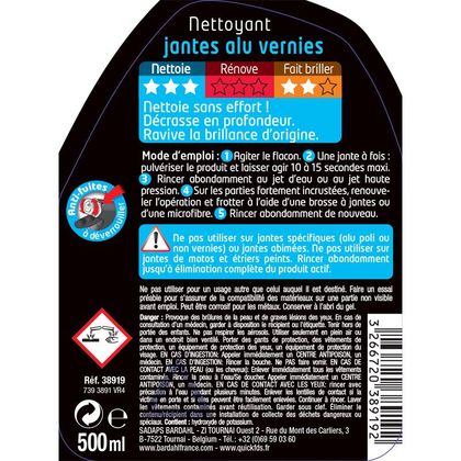 Nettoyant Bardahl Jantes 500ML Universel