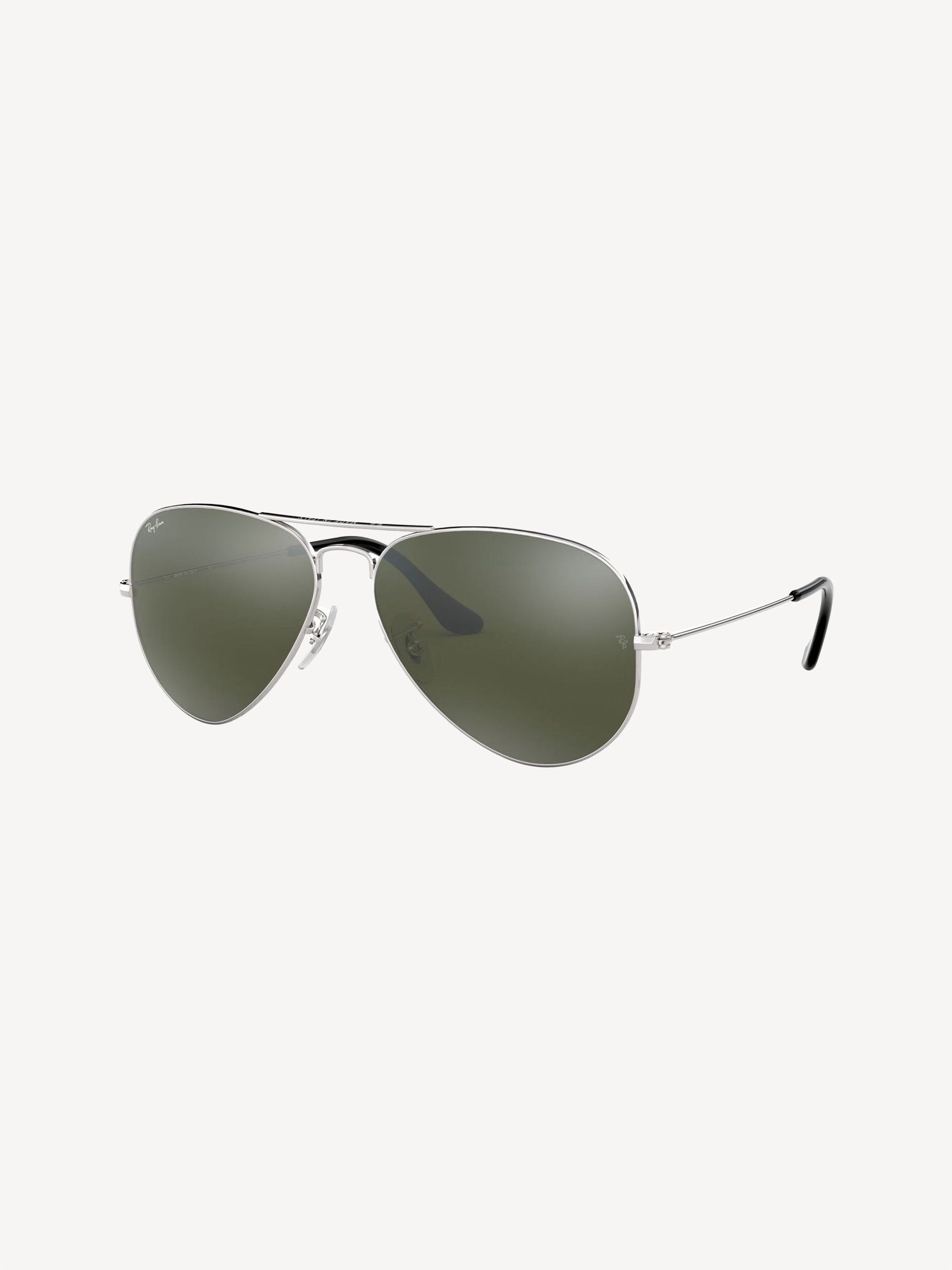 Zilverkleurige spiegelglazen - Ray-Ban XL zonnebril