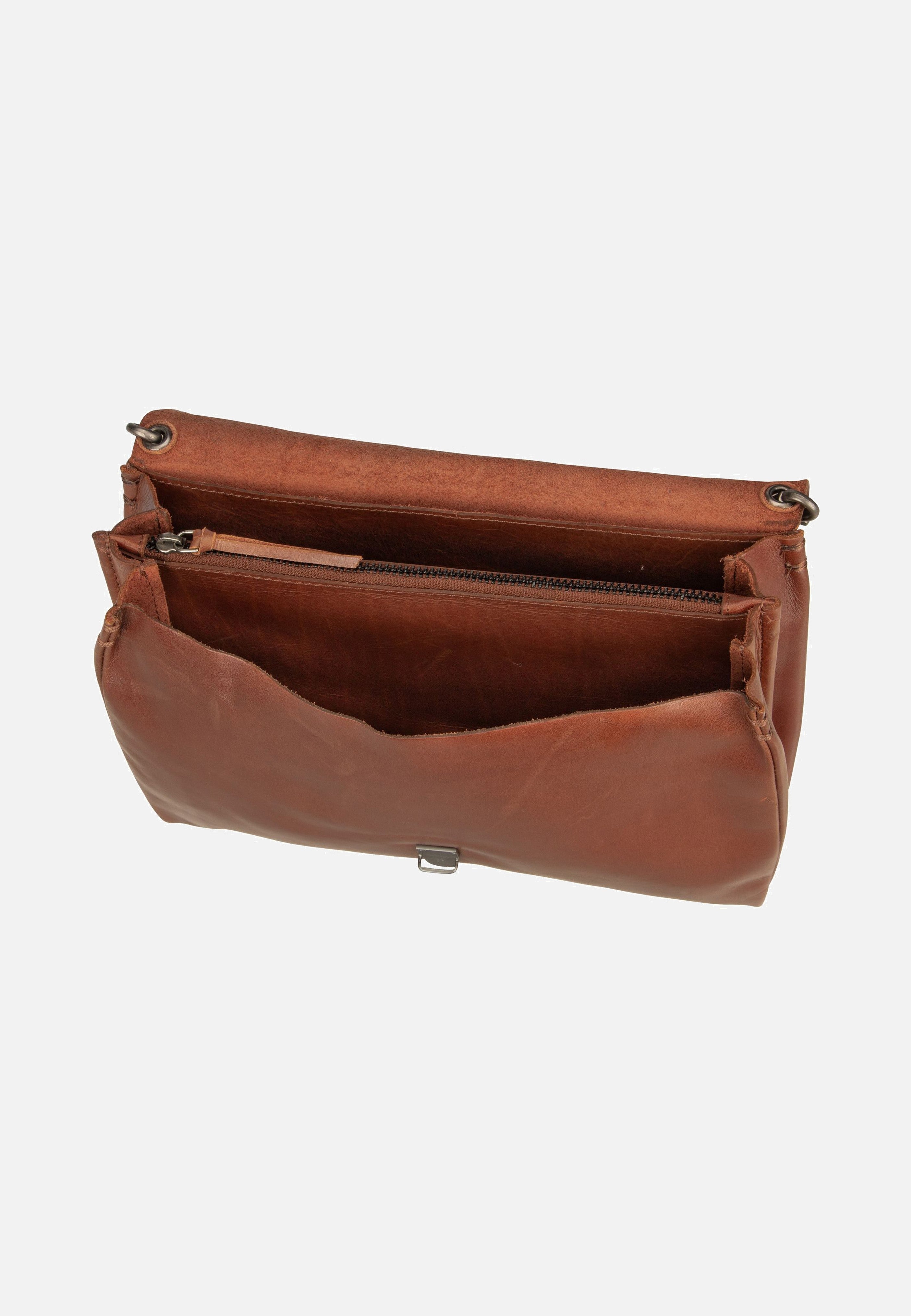 Fold Handbag Clutch L FO3 Cognac - Crossbody Bag