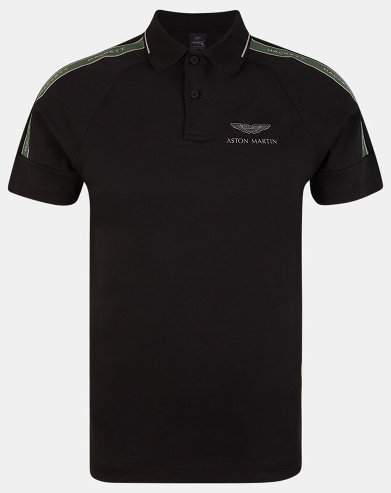 Hackett London Polo Regular Fit Galon Aston Martin Racing noir