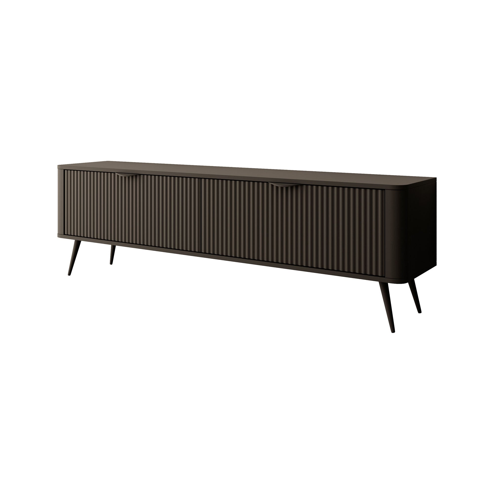 Lima - TV-Meubel - Zwart - 163x38x51 cm