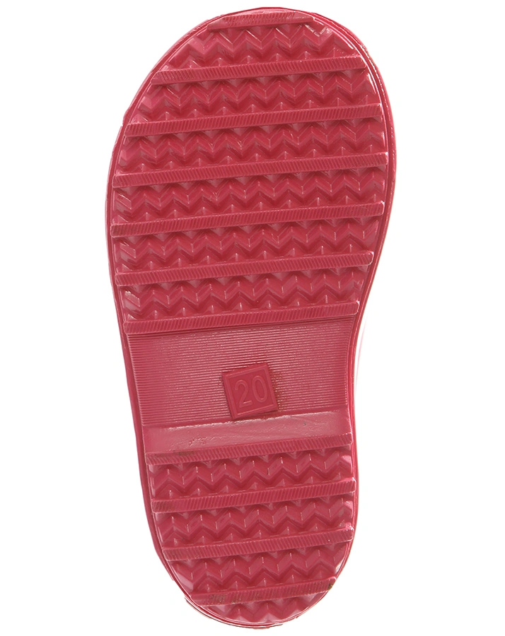 Gummistiefel PUNKTE halbhoch in pink