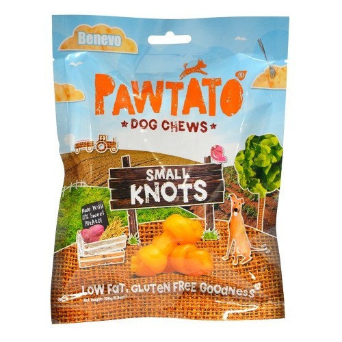 Pawtato Benevo Mini Nós para Cães Sabor Natural