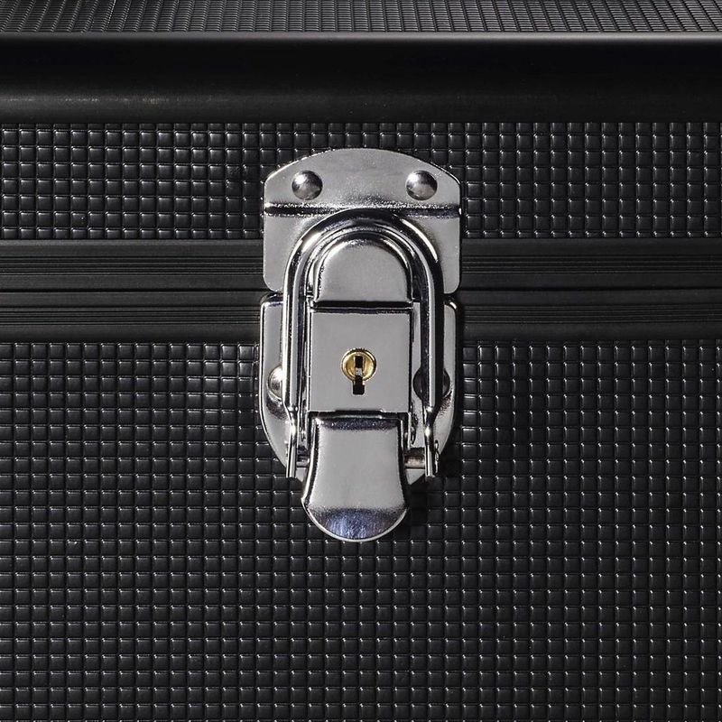 Hama Lp-Koffer 50 Alu-Look Zwart