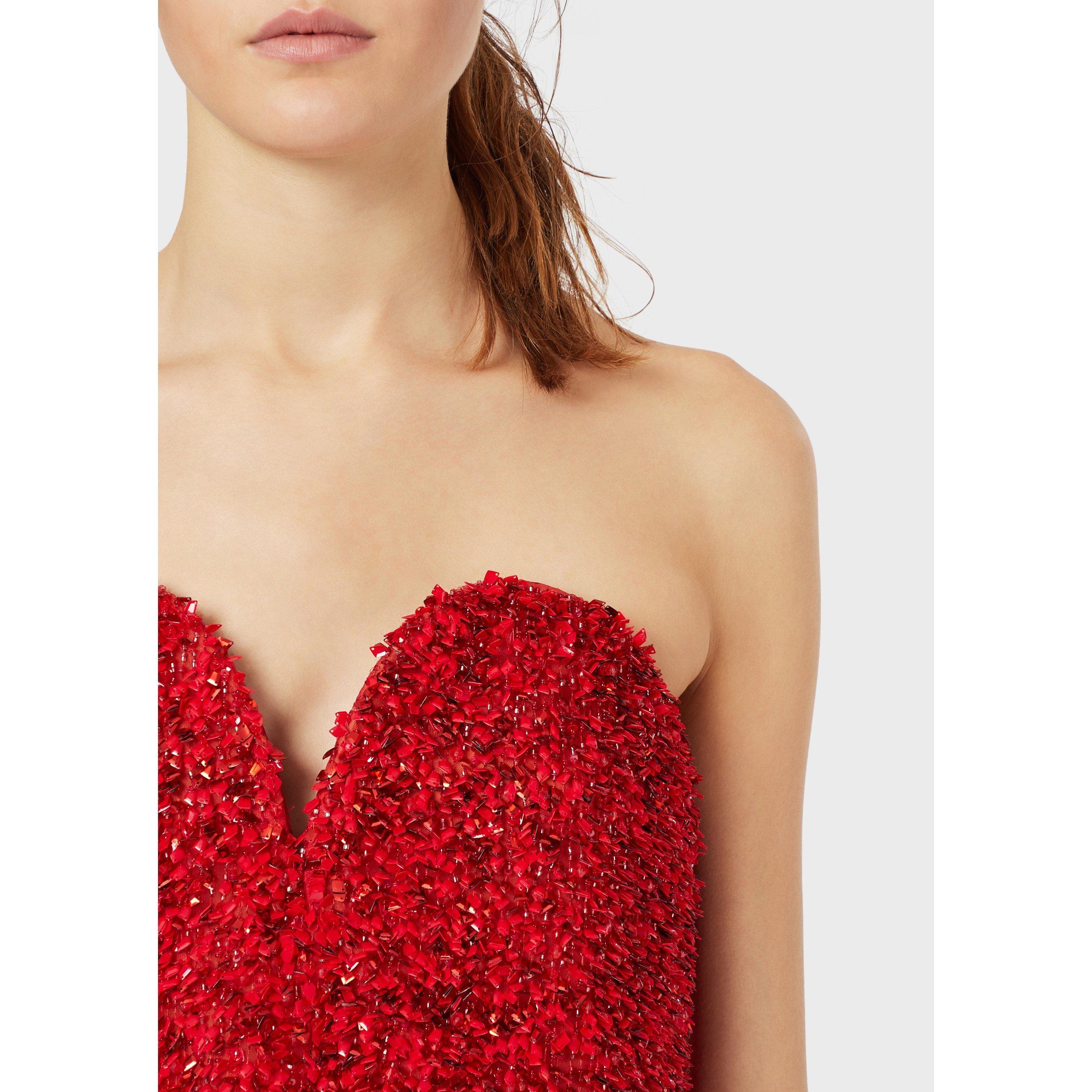 Emporio Armani Strapless Mini Dress