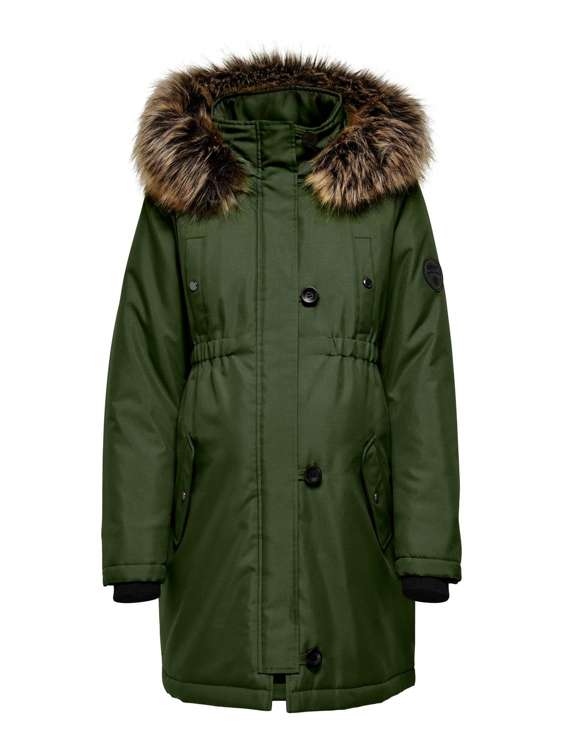 OLMIRIS Langer Parka Rosin
