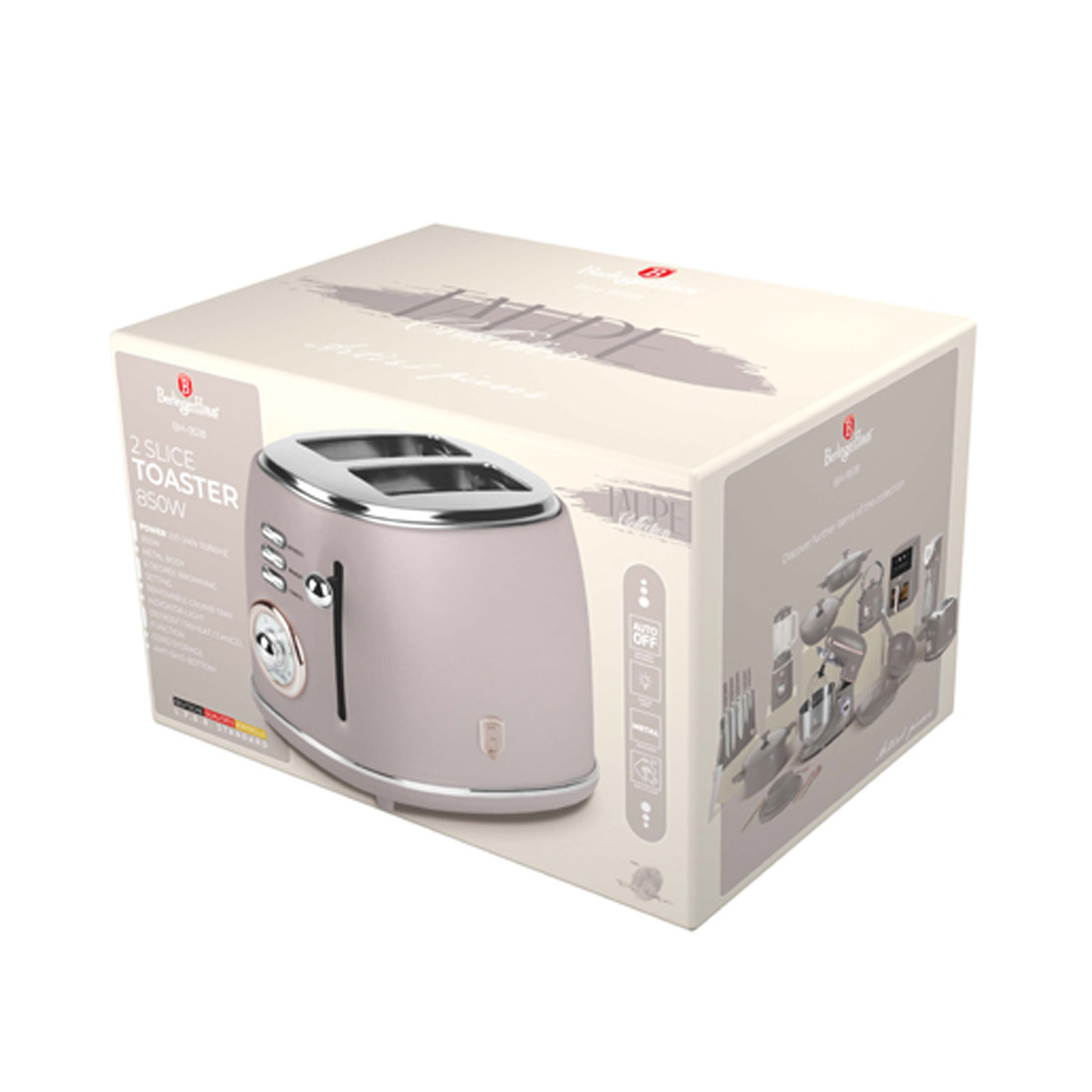 Berlinger Haus Toaster matt Taupe Collection