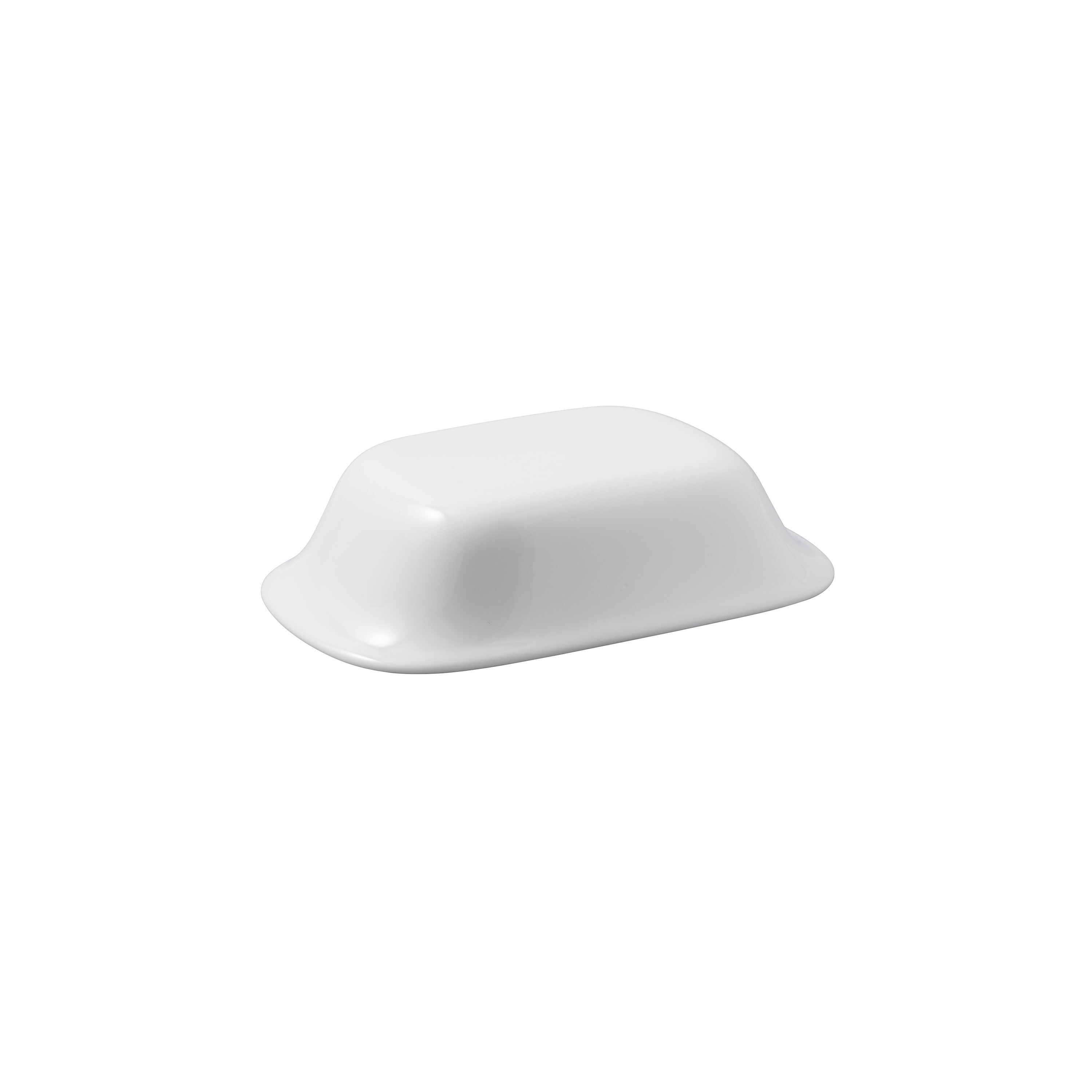 For Me Covered butter dish White, Premium Porcelain