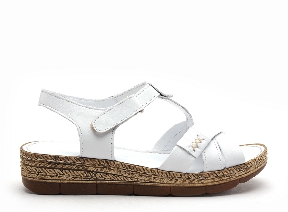 Andrea conti nu pieds plats femme 1889615 blanc