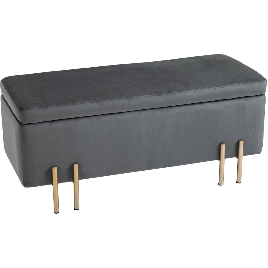 HOMCOM Sitzbank im elegantem Design dunkelgrau