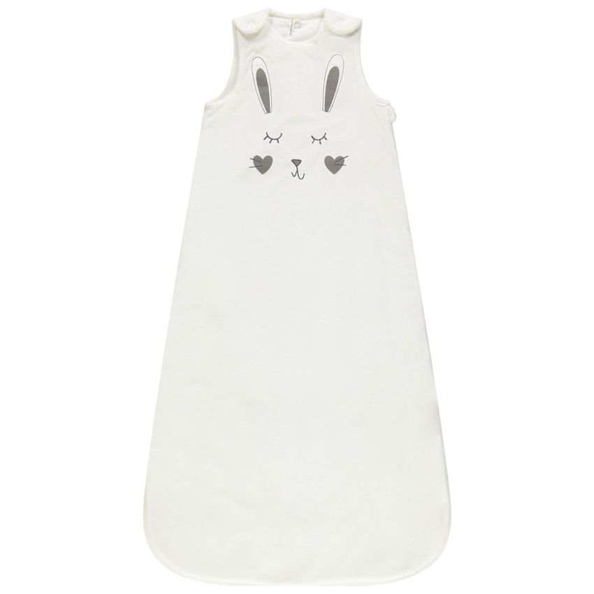 Gigoteuse sans manches en velours TOG 3.5 - Ecru