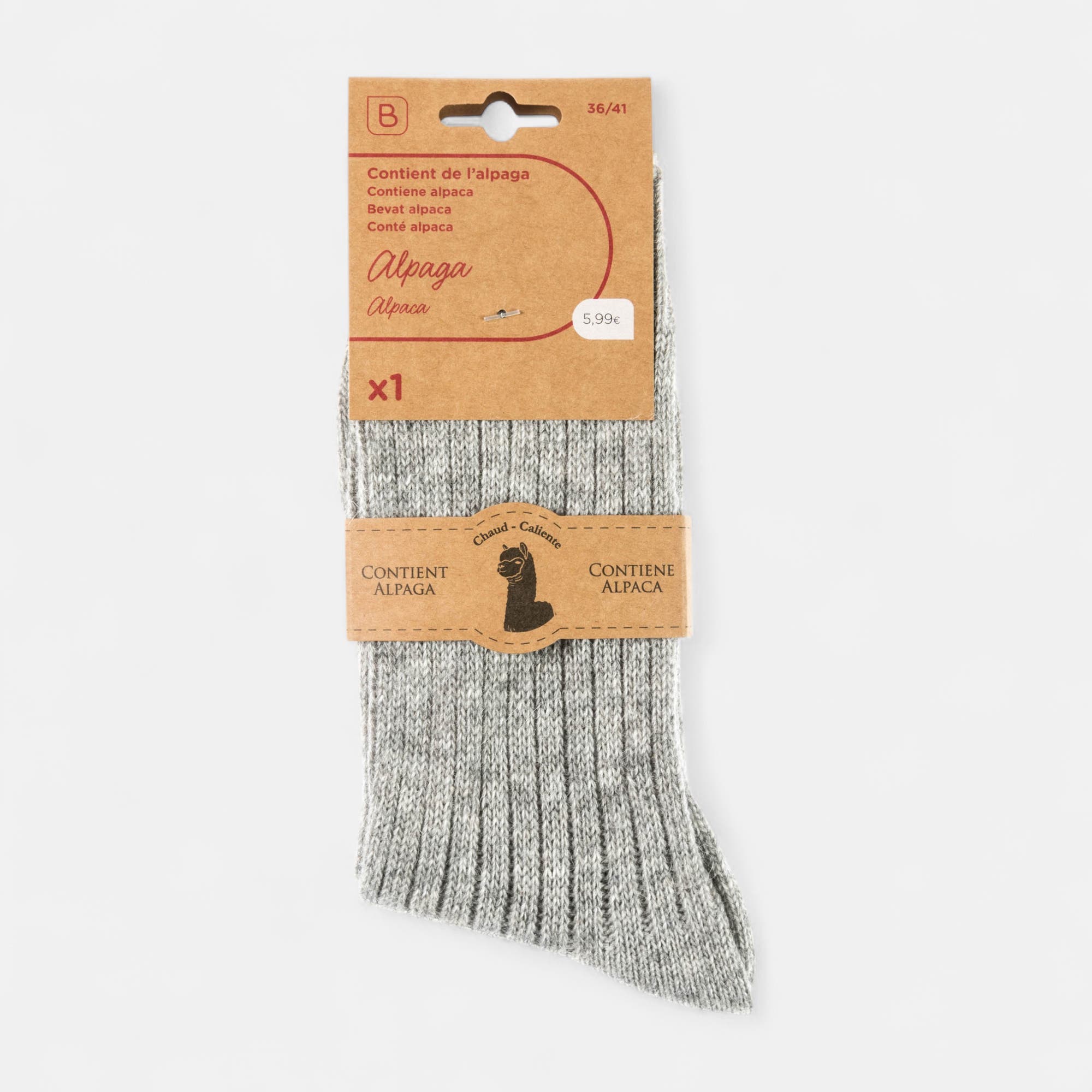 Chaussettes Femme gris