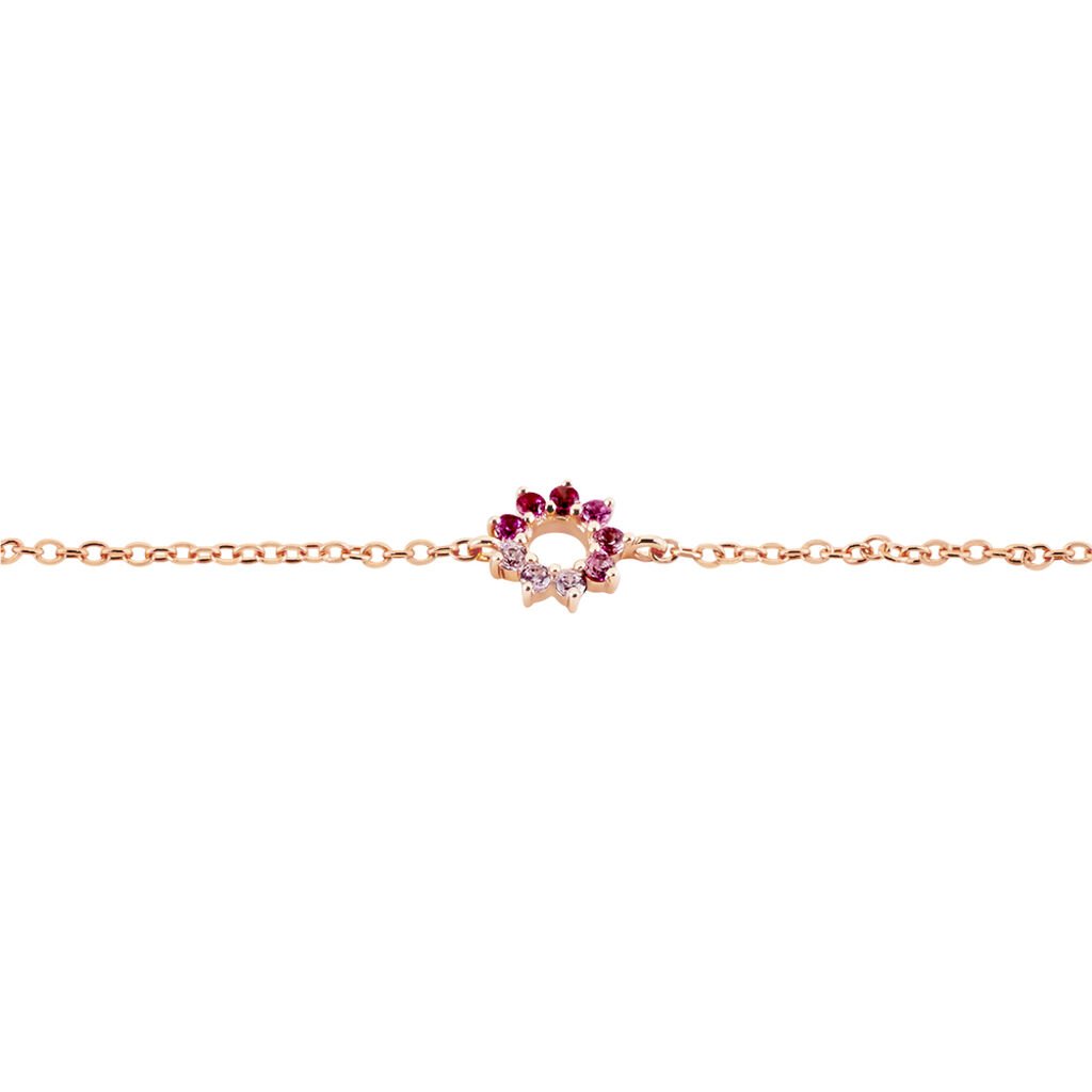 Bracelet Pavel Argent Rose Oxyde De Zirconium