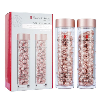 Elizabeth Arden Ceramide Retinol Capsules - Duo de Soro Noturno Desmaquilhante  2x90caps