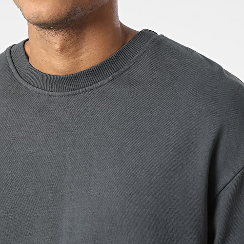 Sweat Crewneck D7416 Gris Anthracite