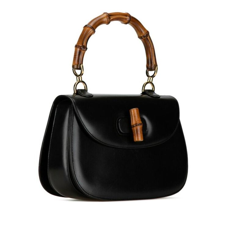Gucci Vintage Gucci Bamboo Black