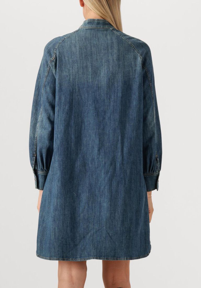 blauwe luisa cerano midi jurk 728606/3474