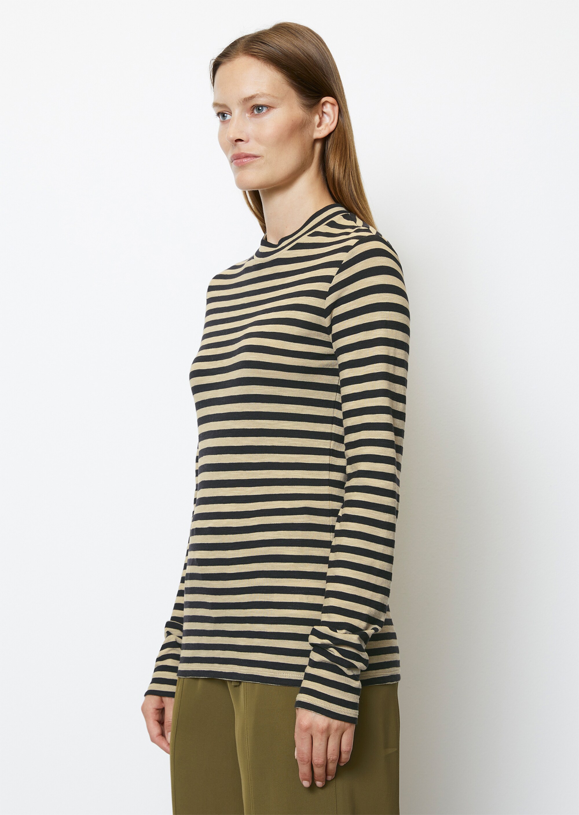 Longsleeve regularaus Slubjersey