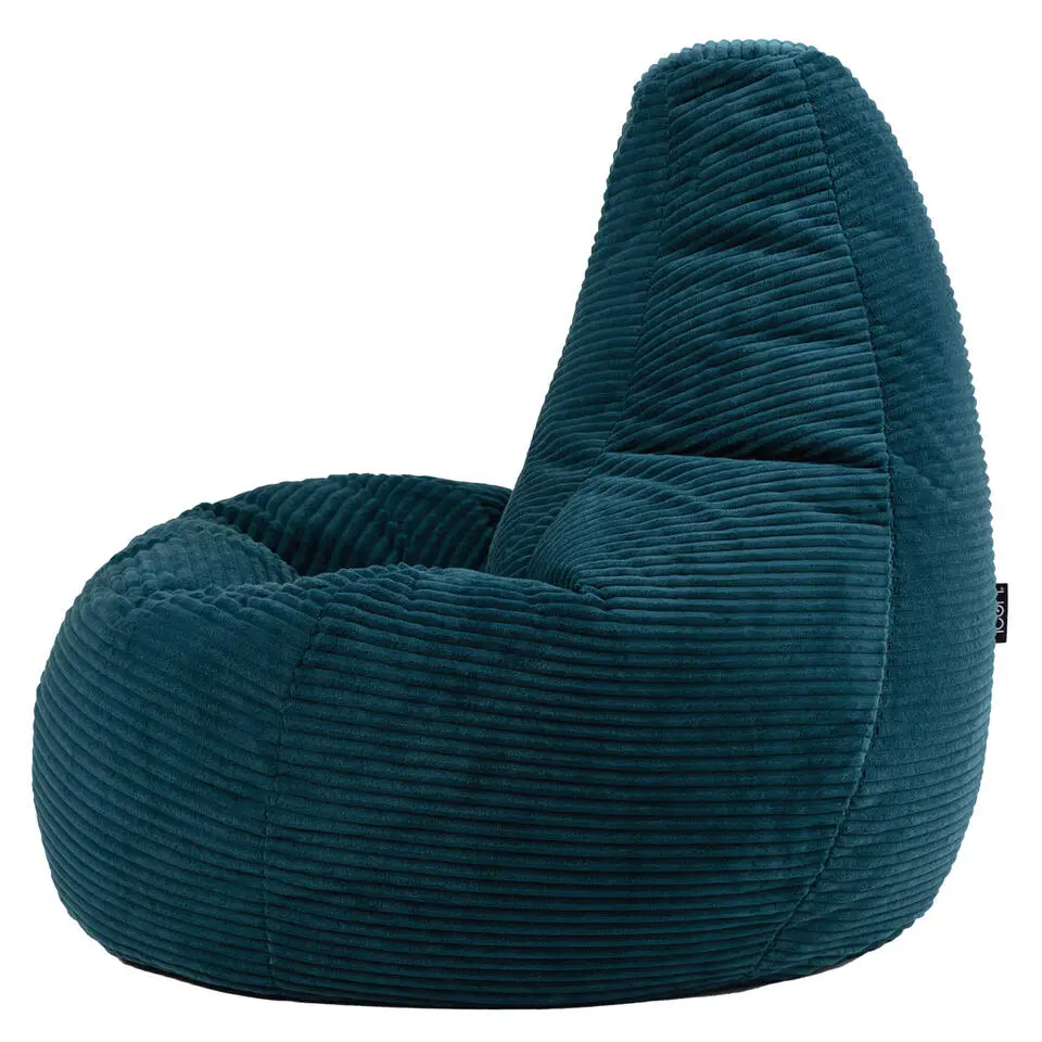 icon Zitzak Dalton - Corduroy Zitzak Volwassenen - Blauwgroen
