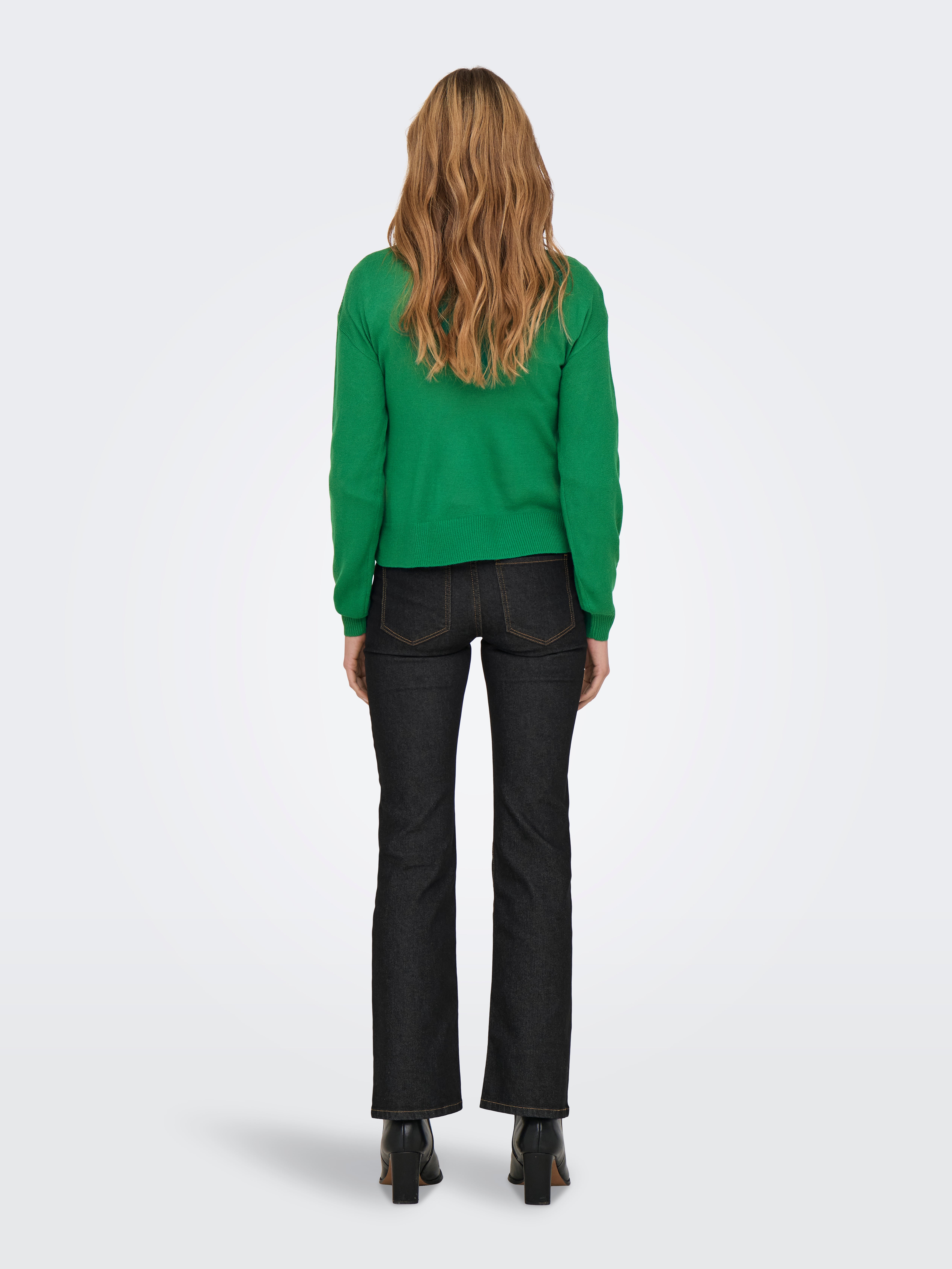 ONLXMAS Strickpullover Green Jacket