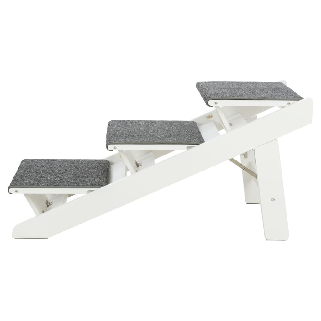 Rampe pour chien avec marches pliantes 44x46x106 cm