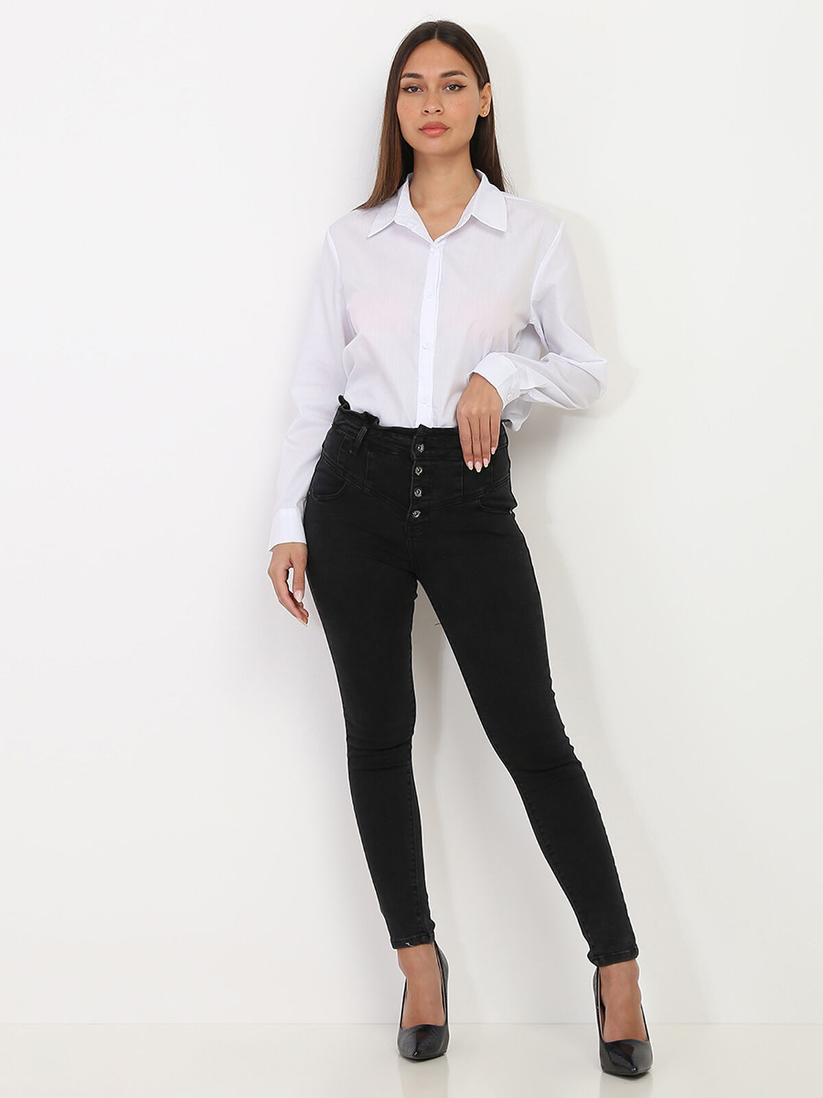 Chemise classique- Blanc