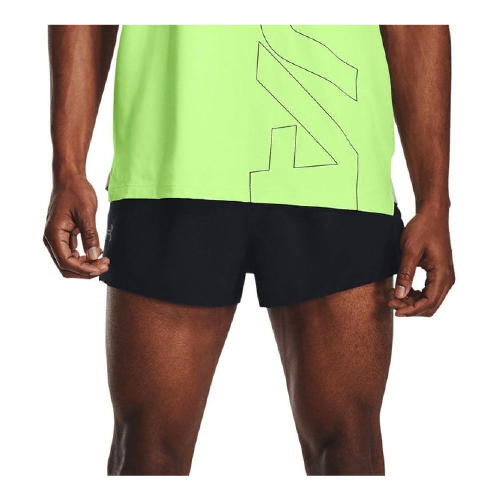 Under Armour LAUNCH SPLIT - Short Homme noir