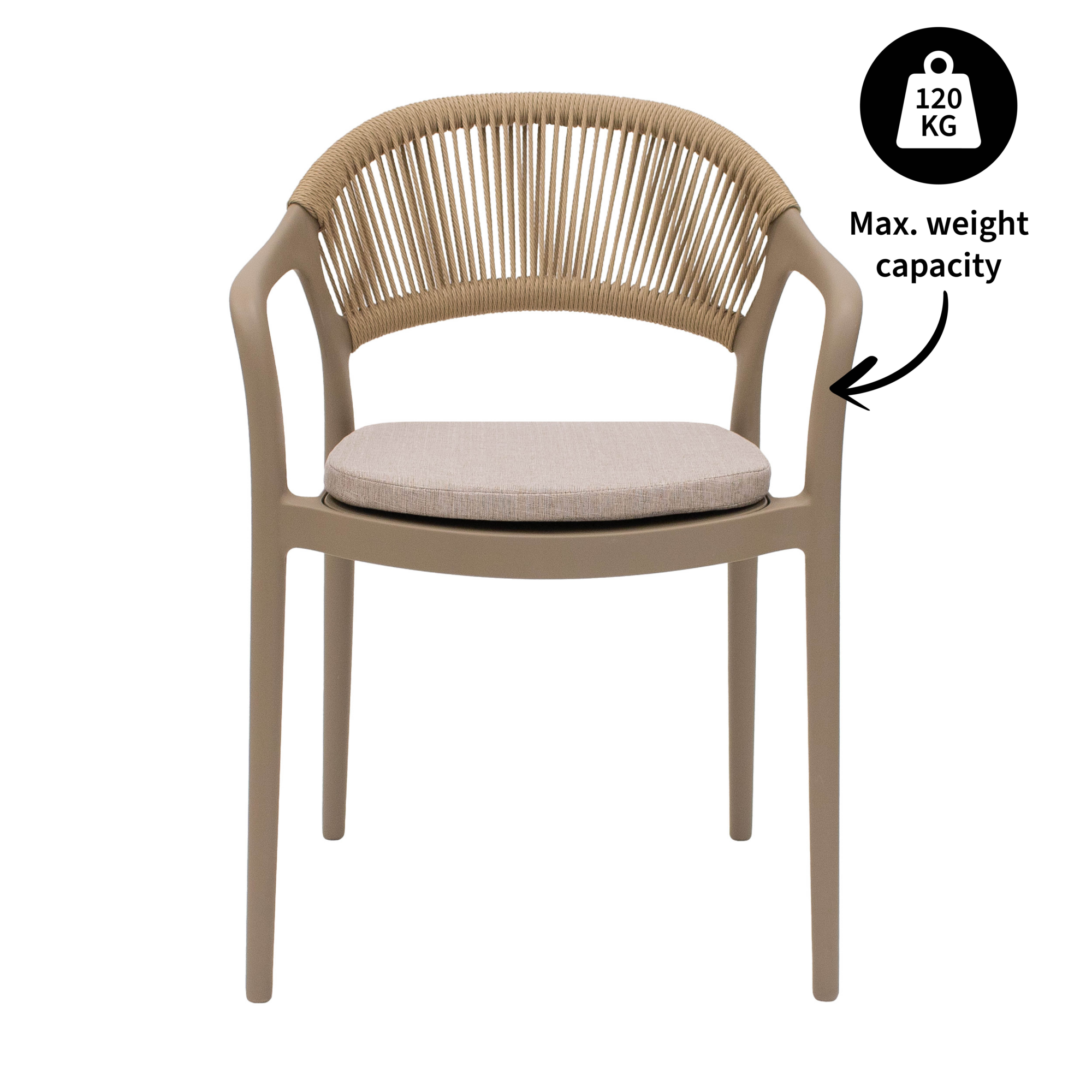 Kick Tuinstoel Coco - Beige
