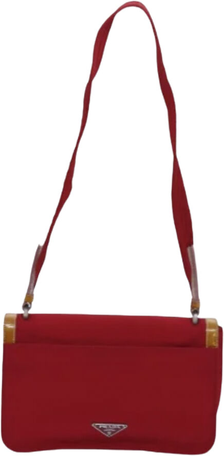 Prada Vintage Prada Shoulder Bag Red