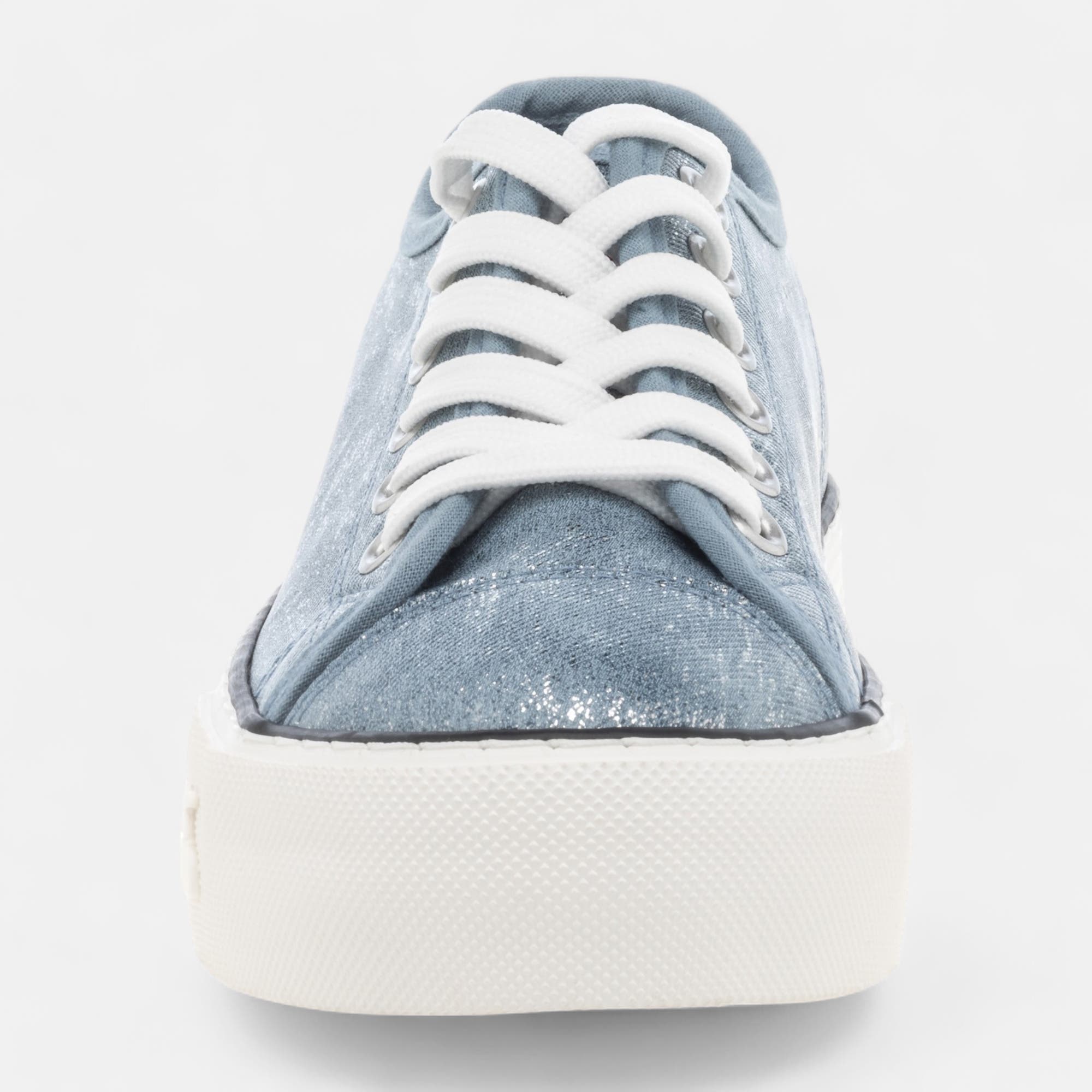 Baskets en toile Femme bleu