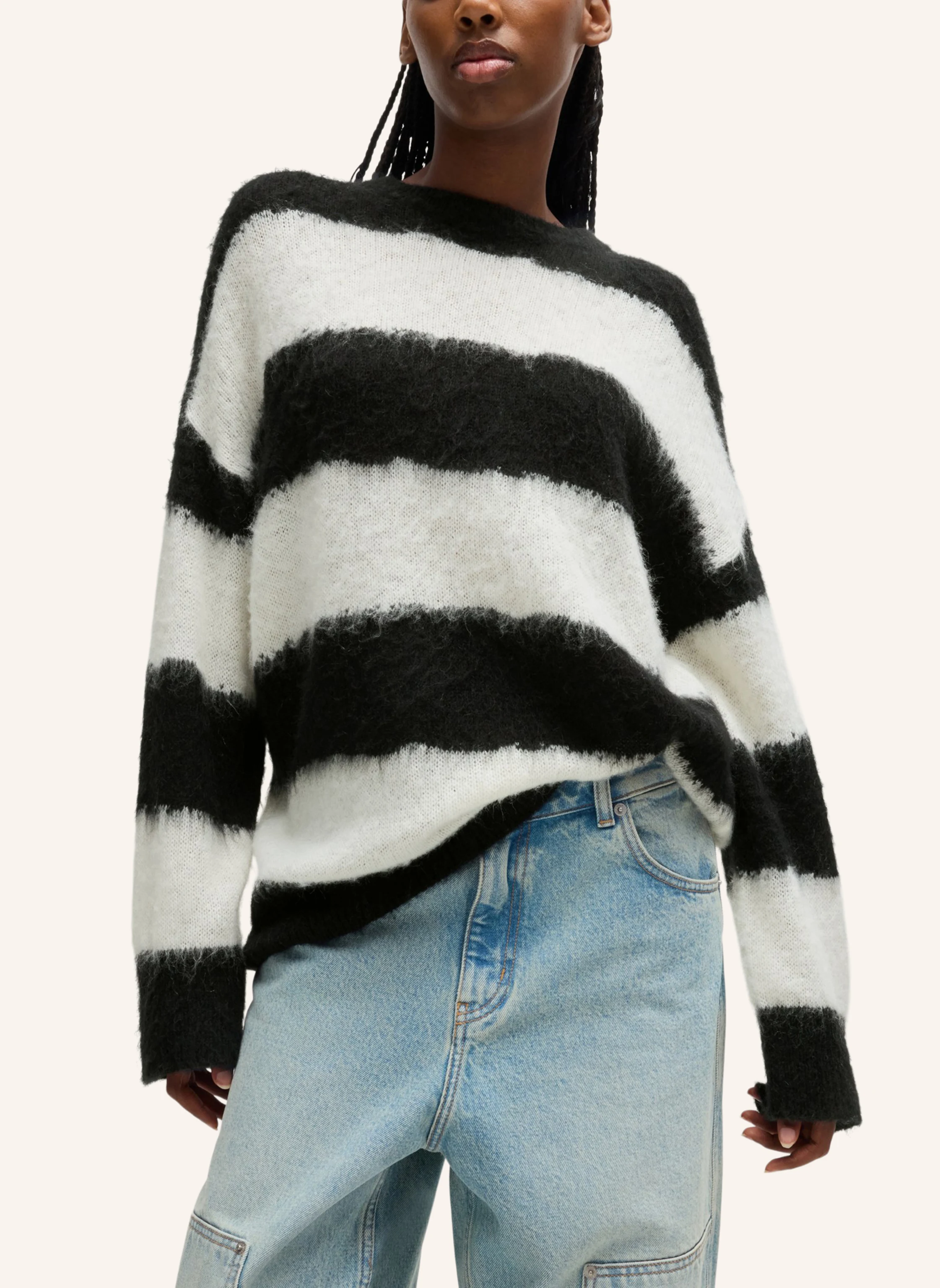HUGO Pullover SLOOKIS_B Oversize Fit
