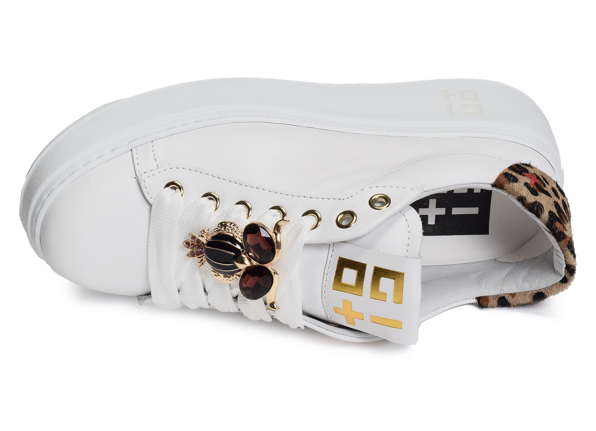 Pia 106 blanc léopard