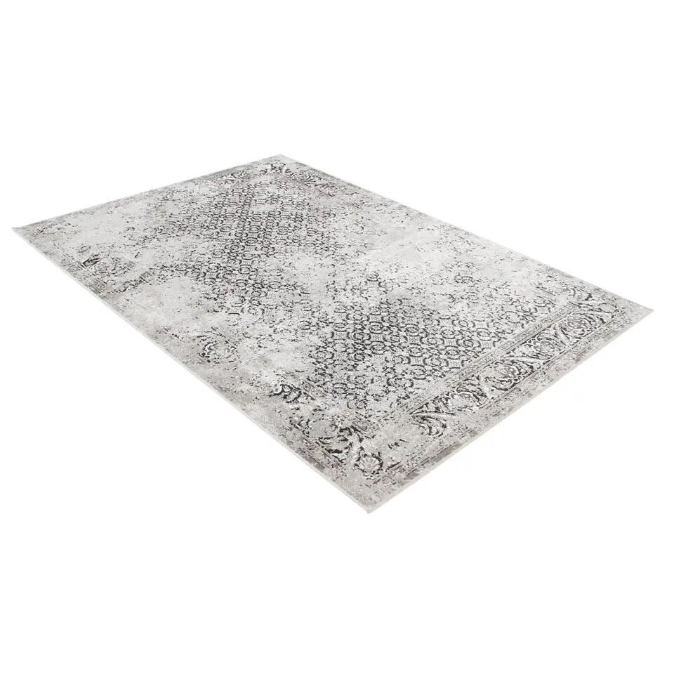 Dutch Lifestyle - Viscose - Vloerkleed - 290x200cm - Grijs