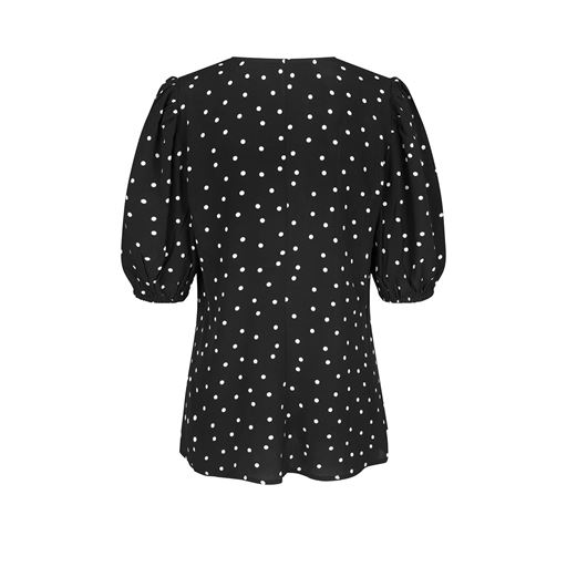 Modström RidderMD Bluse, Black Polka Dot, L