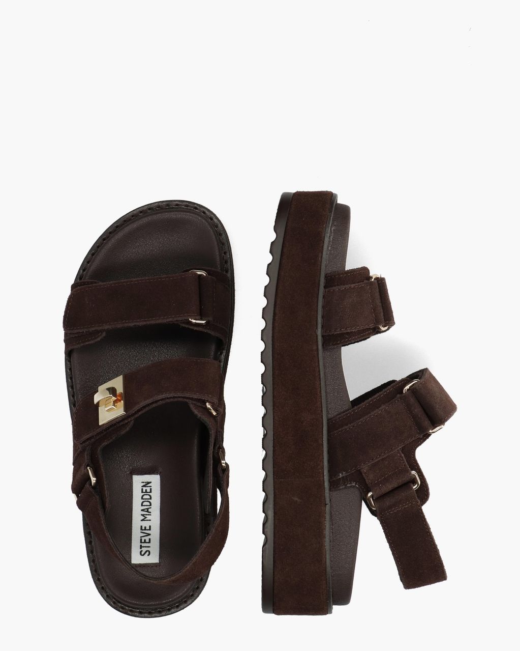 Steve Madden Bigmona Bruin Damessandalen